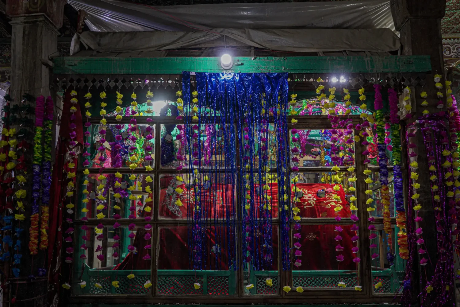 Inside view of Sharine of Hazrat Jalal uddin Surkh Posh Bukhari