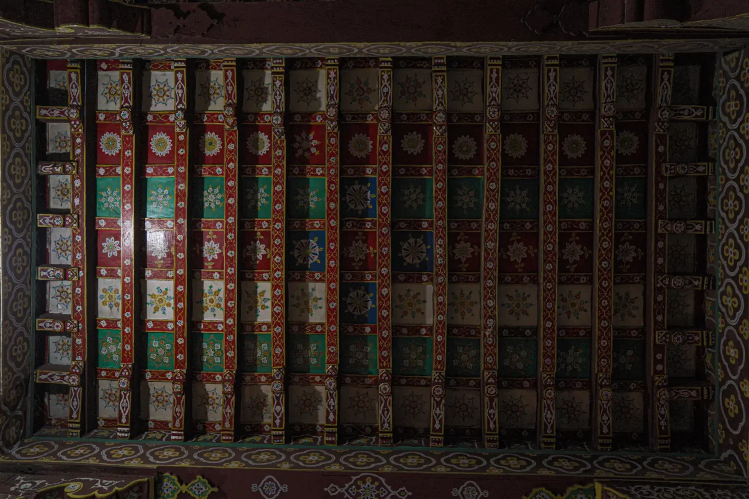 Fresco at Sharine of Hazrat Jalal uddin Surkh Posh Bukhari
