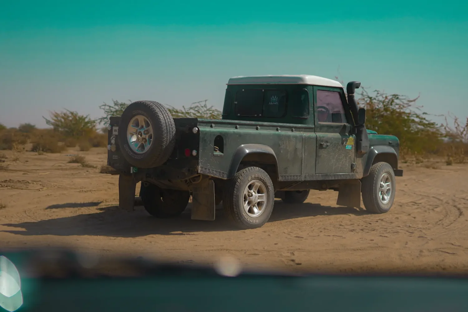 Desert helper jeep